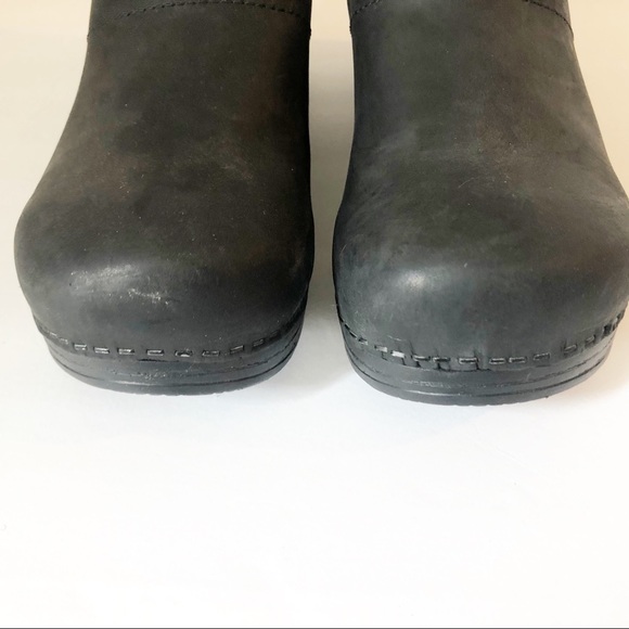DANSKO PROFESSIONAL Oiled black CLOGS Size 42 NEW - Picture 5 of 16
